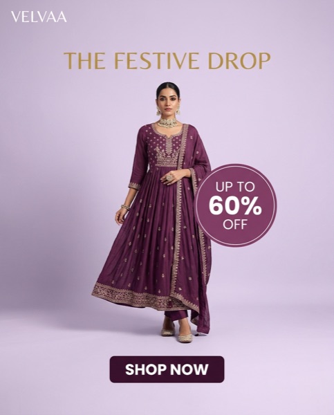 Meta ad creative with offer for fashion brand